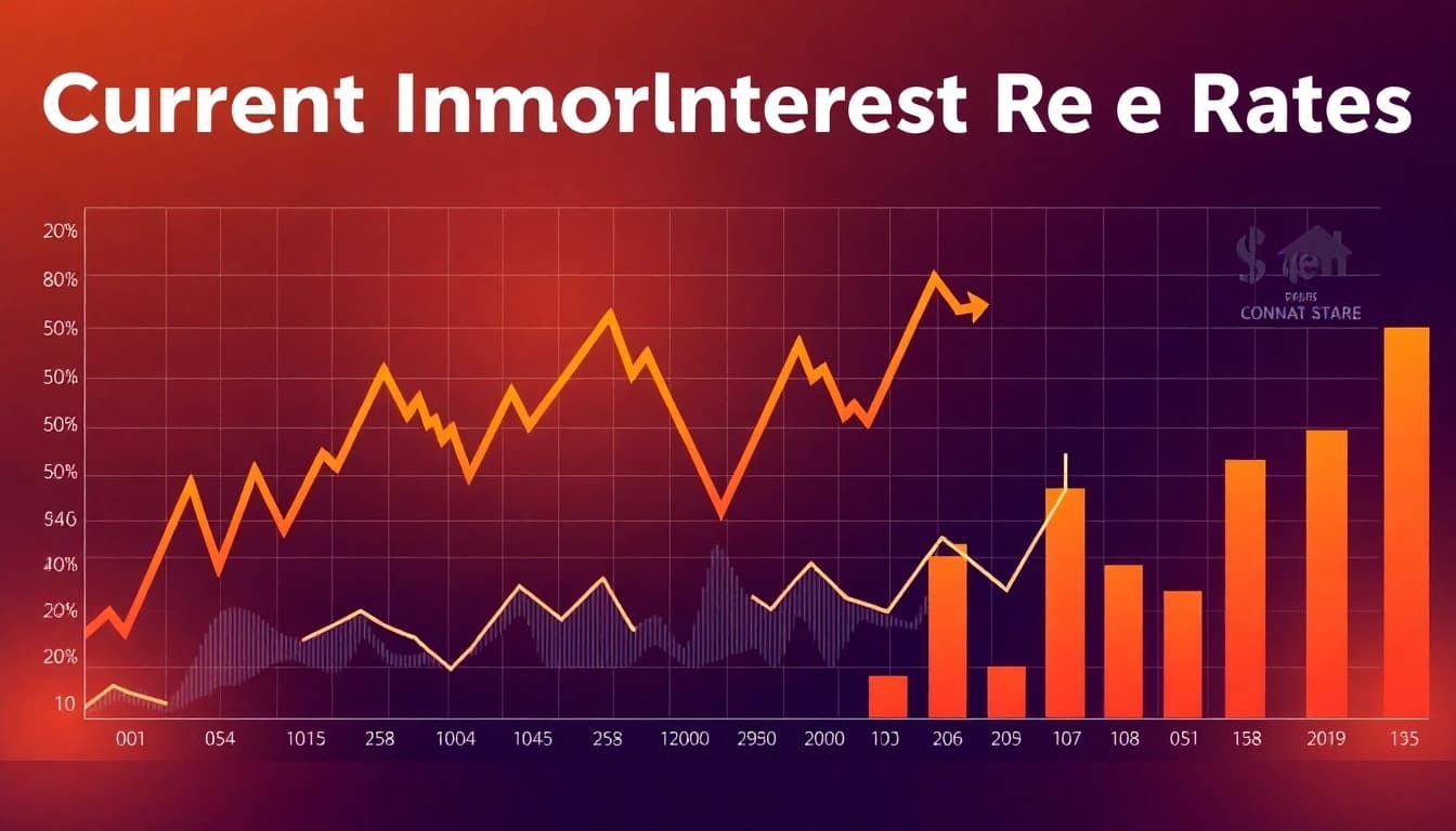 Visual representation of aktuelle Bauzinsen highlighting fluctuations in mortgage rates and interest trends over time.