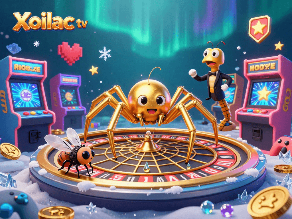 Xoilac tv offers an engaging 3D casino scene with characters placing bets, enhancing the online gambling experience.