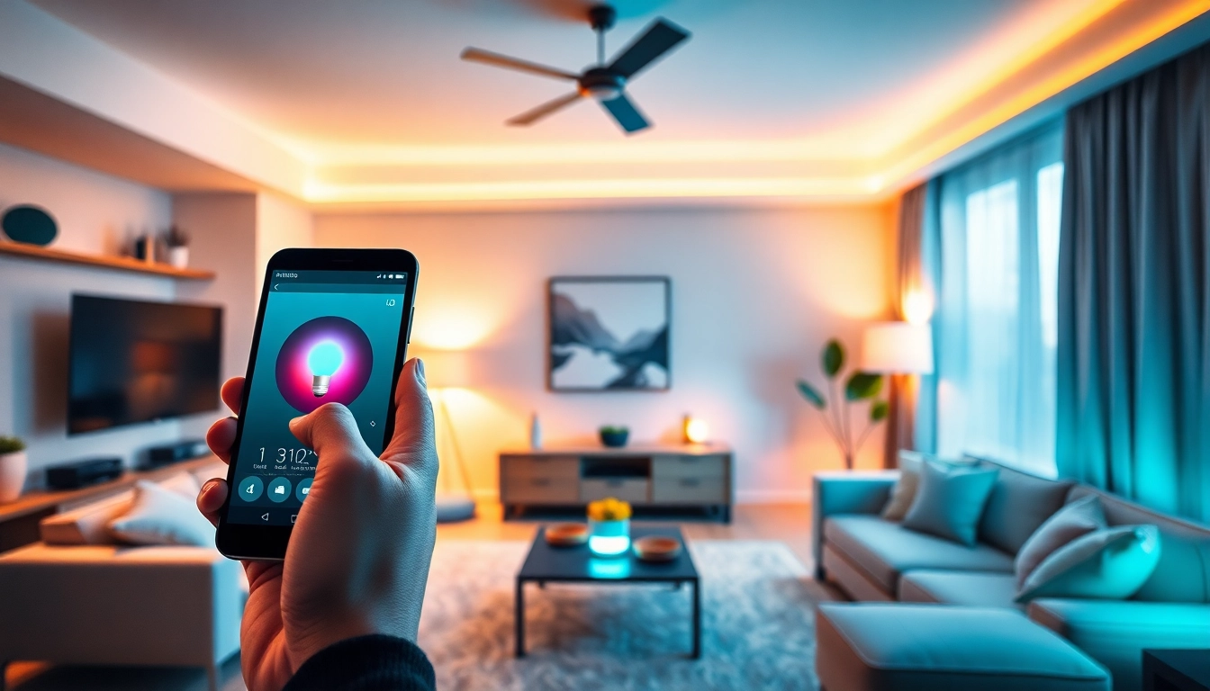 Philips Hue Tipps für smarte Beleuchtung in einem modernen Wohnzimmer
