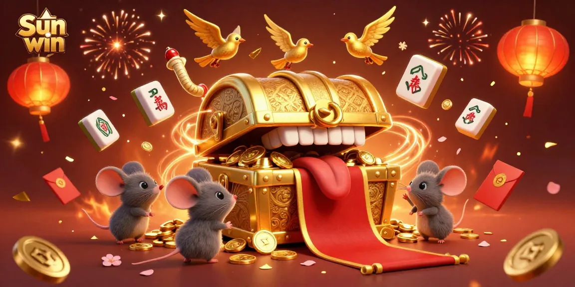 Experience thrilling wins at Sun win with a colorful, dynamic casino-themed illustration featuring exciting elements.