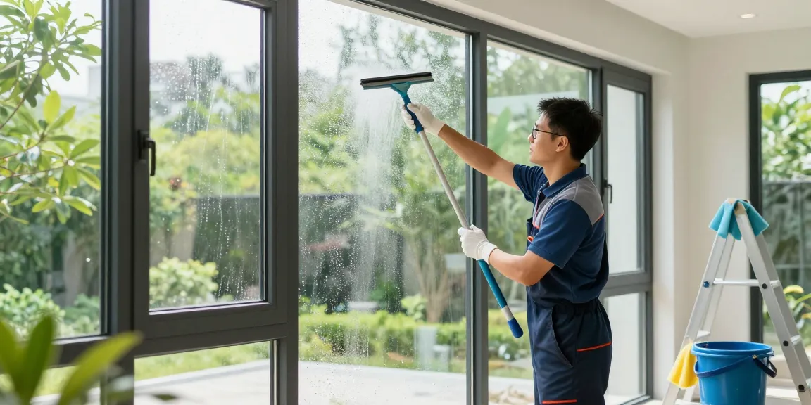 Expert window cleaning service in Bern ensuring pristine results during fensterreinigung bern.
