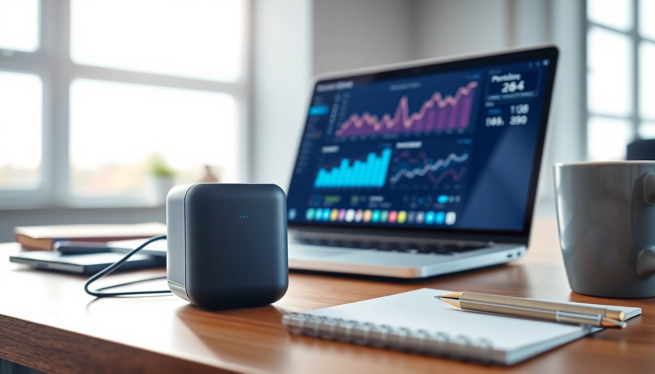 Evodrop Beobachter im modernen Arbeitsumfeld, das Produktivität und Innovation symbolisiert.