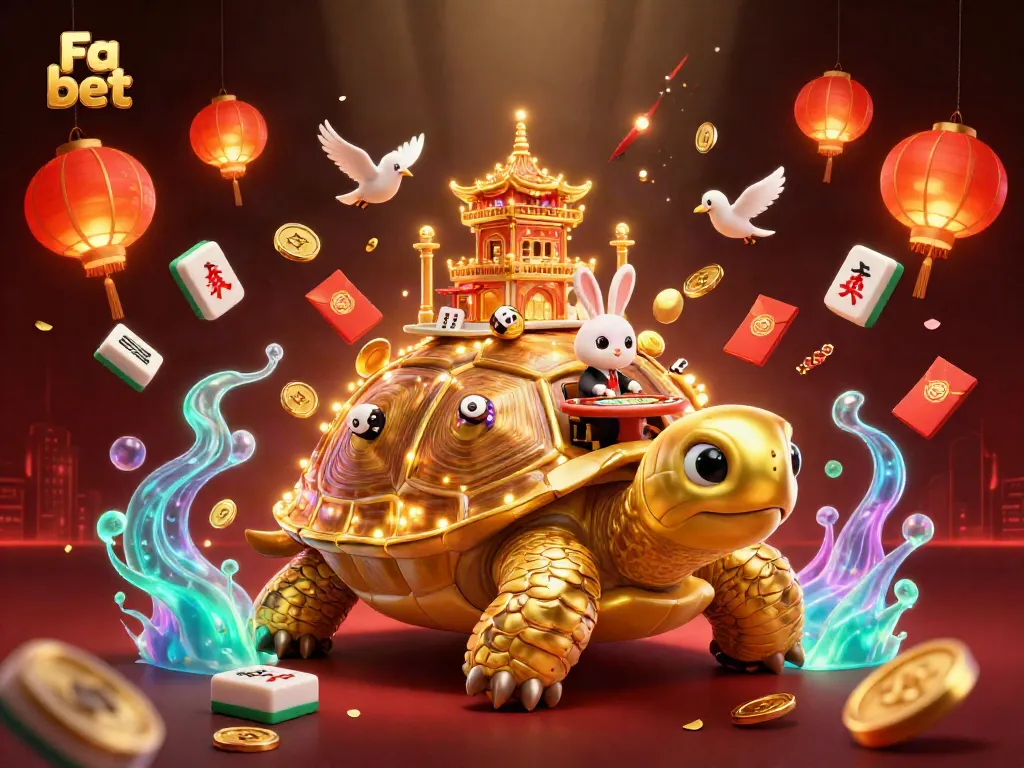 Experience the thrill of betting with Fa bet as you spin and win in a vibrant casino scene.