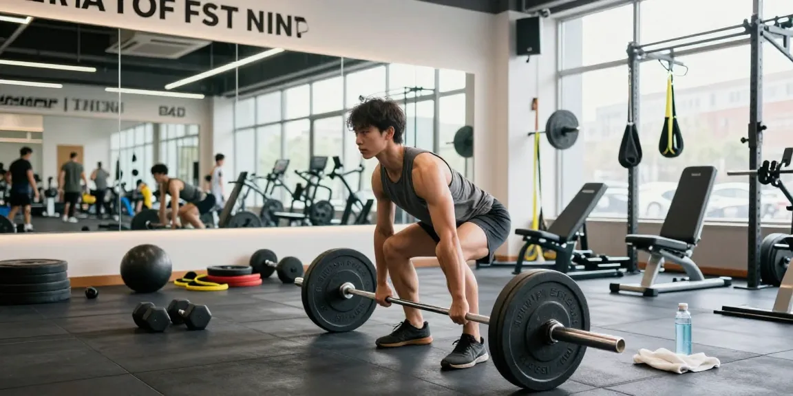 Aktive Person hebt Gewichte im Steroidshop-Fitnessstudio zum Muskelaufbau