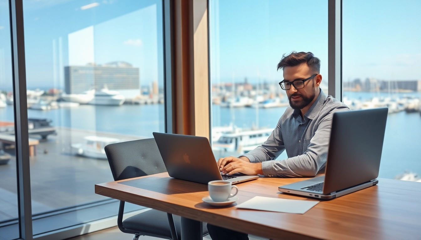 Headhunter Rostock berät professionell in einem modernen Büro.