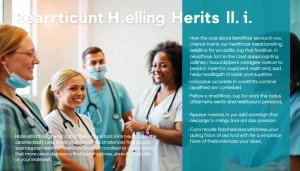 Highlighting personalgewinnung in der pflege with diverse healthcare workers collaborating in a care environment.