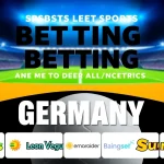 Showcase of neue wettanbieter deutschland with logos of the latest betting platforms like LeoVegas and Sunmaker.