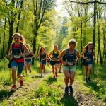 Erleben Sie die Wetziker OL Challenge mit Teilnehmern, die im malerischen Wald um Orientierung kämpfen.
