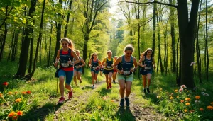 Erleben Sie die Wetziker OL Challenge mit Teilnehmern, die im malerischen Wald um Orientierung kämpfen.