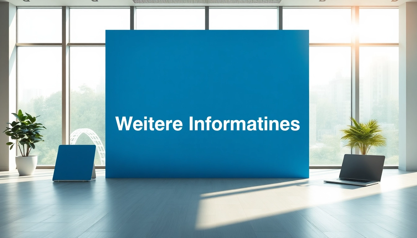 Erhalten Sie weitere Informationen über effektive Informationsschnittstellen in einem hellen Büroambiente.