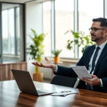 Headhunter Heidelberg präsentiert professionelle Dienstleistungen in einem modernen Büroumfeld.