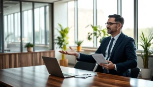 Headhunter Heidelberg präsentiert professionelle Dienstleistungen in einem modernen Büroumfeld.