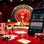 Play at link 12bet with vibrant casino chips and a roulette wheel creating an exciting atmosphere.