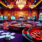 Engage in thrilling gambling experiences at qq88 okvip featuring vibrant casino tables.
