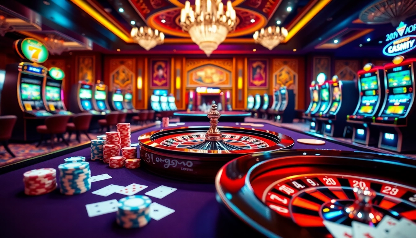 Engage in thrilling gambling experiences at qq88 okvip featuring vibrant casino tables.