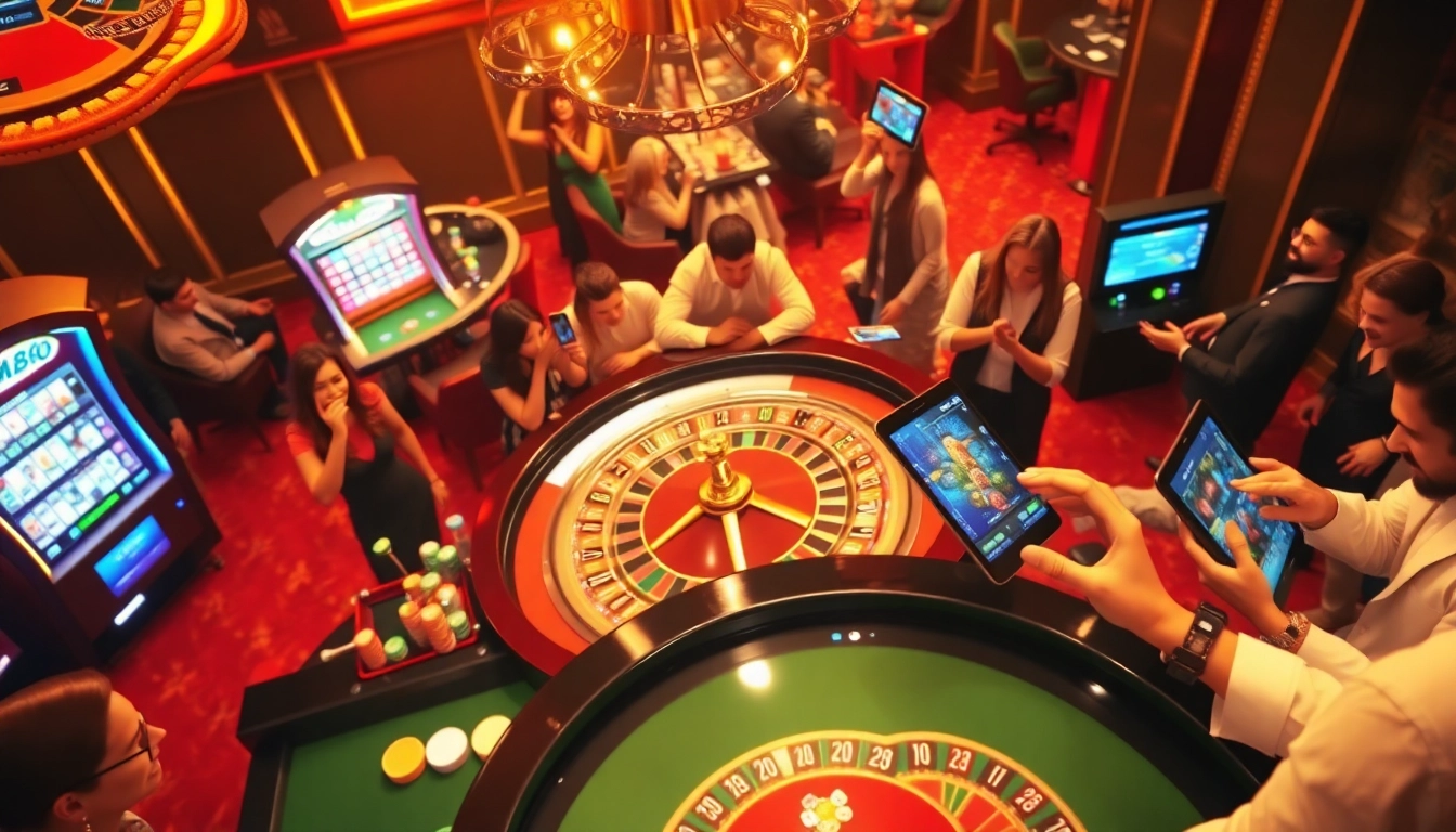 Engage in thrilling gameplay at MM88 with lively poker chips and roulette excitement.