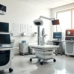 Entdecken Sie deus medical Geräte in einem modernen, klinischen Umfeld mit fortschrittlicher Technologie.