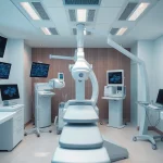 Verstärkende medizinische Geräte von deus medical in einer modernen Klinikumgebung.