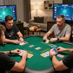 Players enjoying blackjack on shbet800, showcasing strategic gameplay and exciting social interaction.