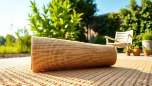 Verwenden Sie die Hanfmatte in einem ruhigen Garten, um die natürliche Textur und den organischen Charakter zu genießen.