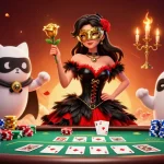 Play high-stakes poker in an exciting casino ohne oasis atmosphere with vibrant characters and elements