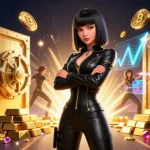 Play ทดลองเล่นสล็อต for free with exciting slots and dynamic visuals showcasing virtual treasures.